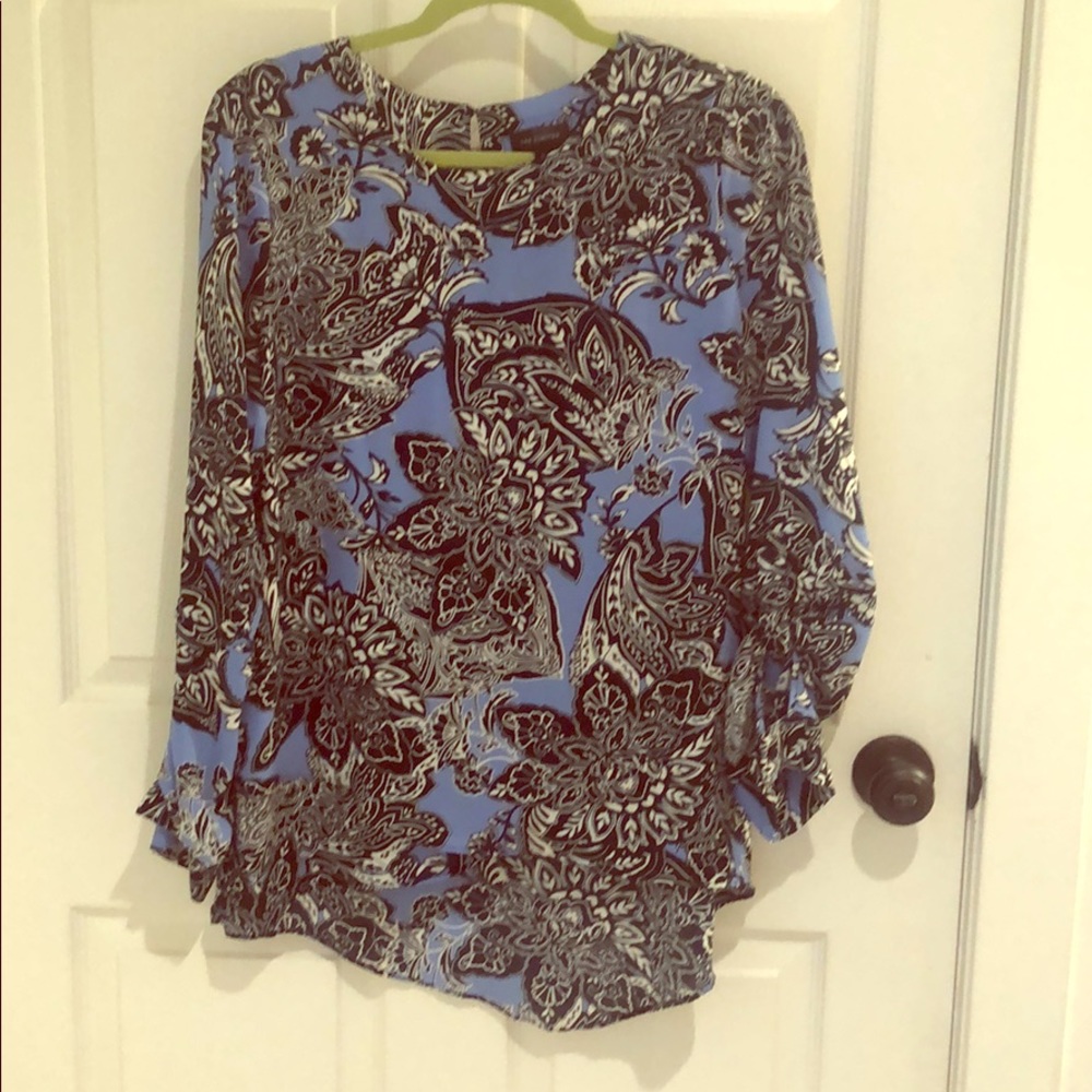 Versatile The Limited blue blouse